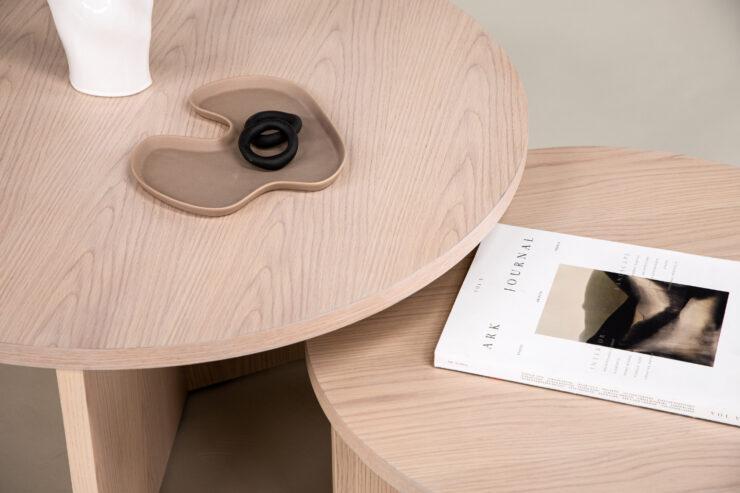 Saltö – Table basse – Blanchi