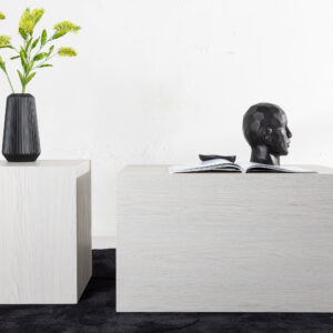 York – Table basse – Blanchi