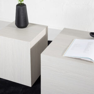 York – Table basse – Blanchi