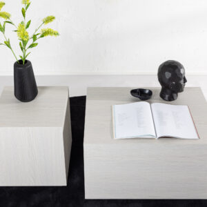 York – Table basse – Blanchi