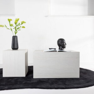 York – Table basse – Blanchi