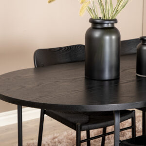 Skate, Polly – Ensemble repas ovale – Noir
