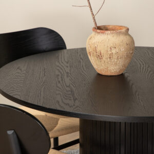 Bianca, Polly – Ensemble repas rond – Noir