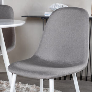 Plaza, Polar – Ensemble repas rond – Blanc