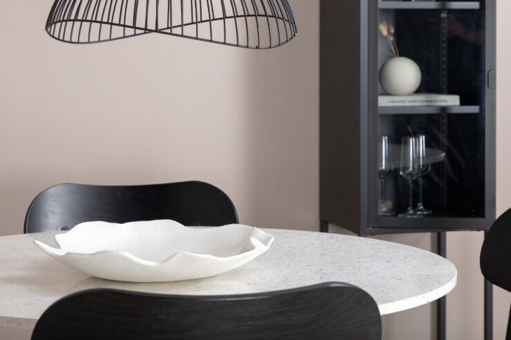 Razzia, Polly – Ensemble repas rond – Blanc