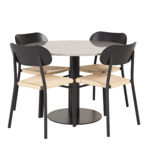Razzia, Polly – Ensemble repas rond – Gris