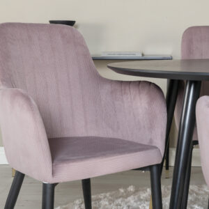 Dipp, Comfort – Ensemble repas rond – Noir