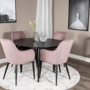 Dipp, Comfort – Ensemble repas rond – Noir