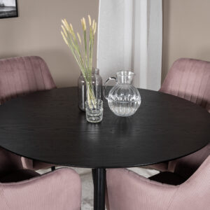 Dipp, Comfort – Ensemble repas rond – Noir