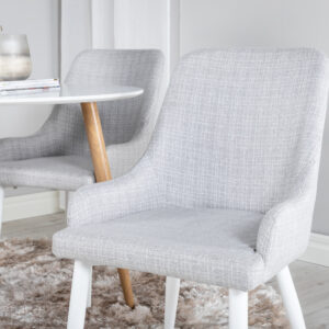 Plaza, Plaza – Ensemble repas rond – Blanc