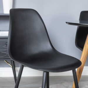 Plaza, Polar – Ensemble repas rond – Noir