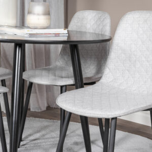 Plaza, Polar – Ensemble repas rond – Noir