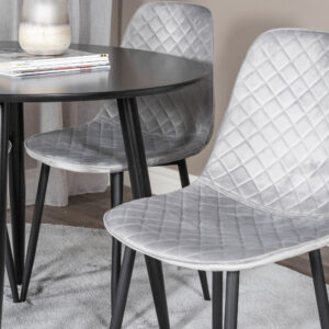 Plaza, Polar – Ensemble repas rond – Noir