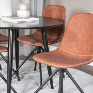 Plaza, Polar – Ensemble repas rond – Noir