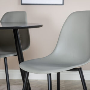 Plaza, Polar – Ensemble repas rond – Noir