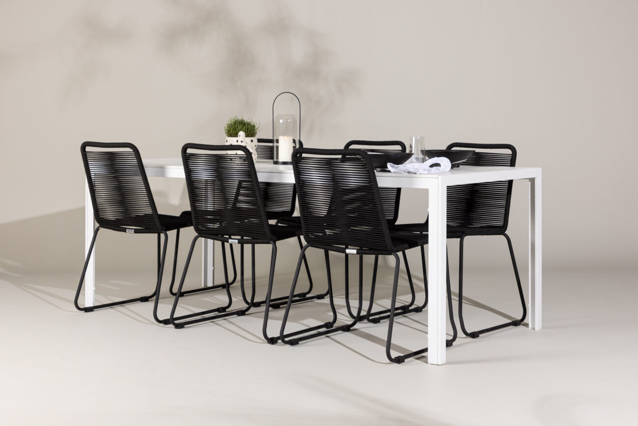 Break, Lindos – Ensemble repas – Blanc