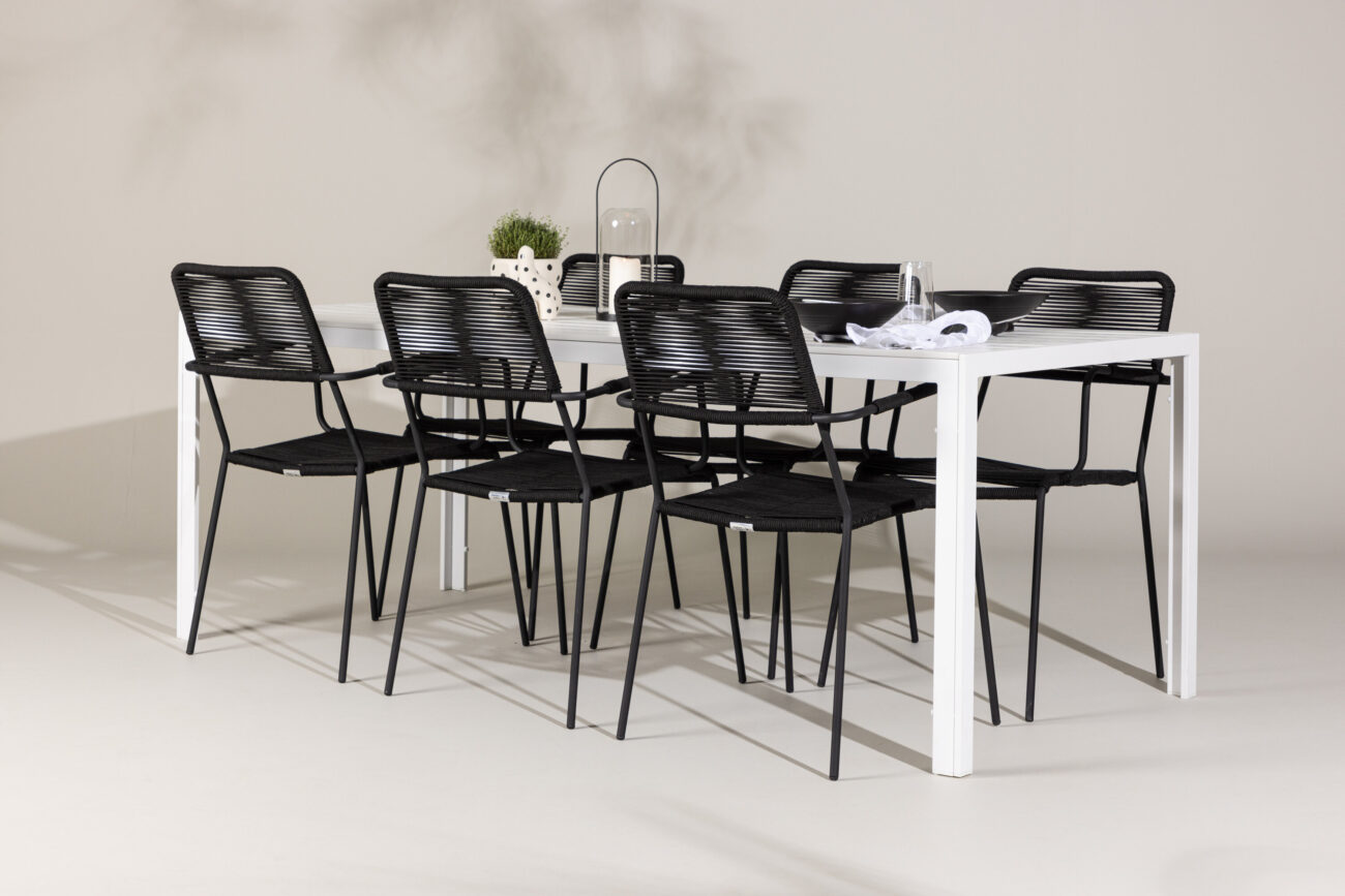 Break, Lindos – Ensemble repas – Blanc