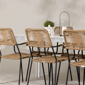 Break, Lindos – Ensemble repas – Blanc