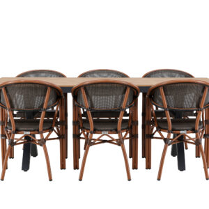 Garcia, Vila – Ensemble repas – Noir