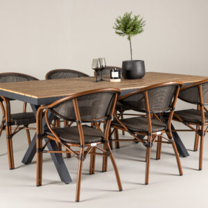 Garcia, Vila – Ensemble repas – Noir