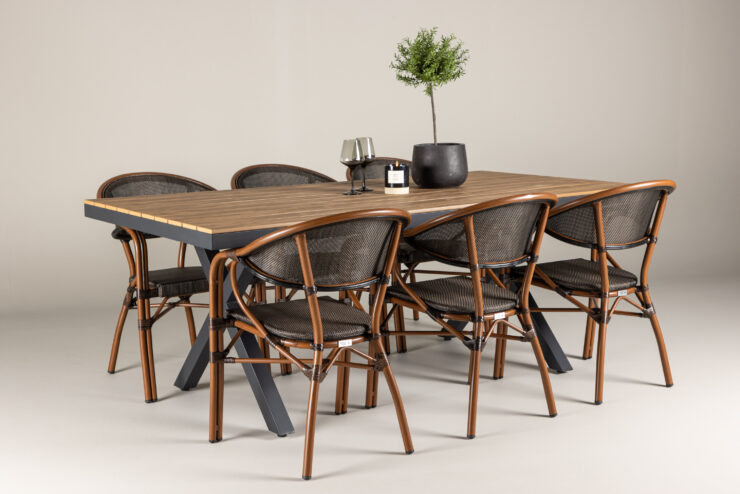 Garcia, Vila – Ensemble repas – Noir