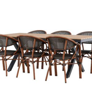 Garcia, Vila – Ensemble repas – Noir