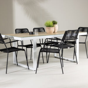 Merlo, Lindos – Ensemble repas – Blanc