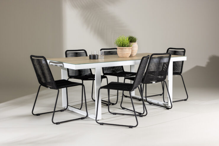 Merlo, Lindos – Ensemble repas – Blanc