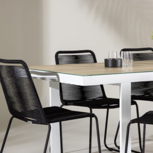 Merlo, Lindos – Ensemble repas – Blanc