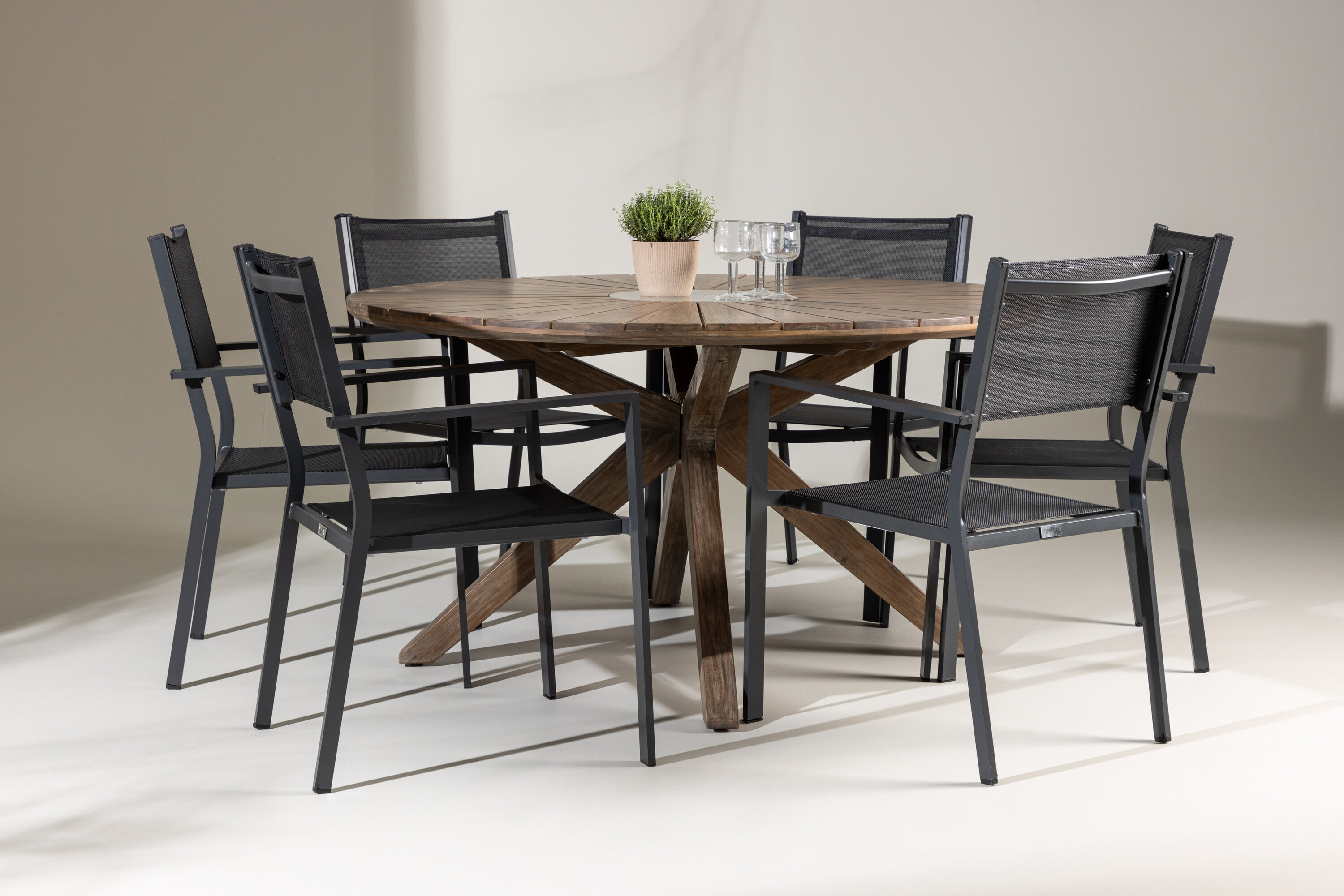 Ensemble repas jardin