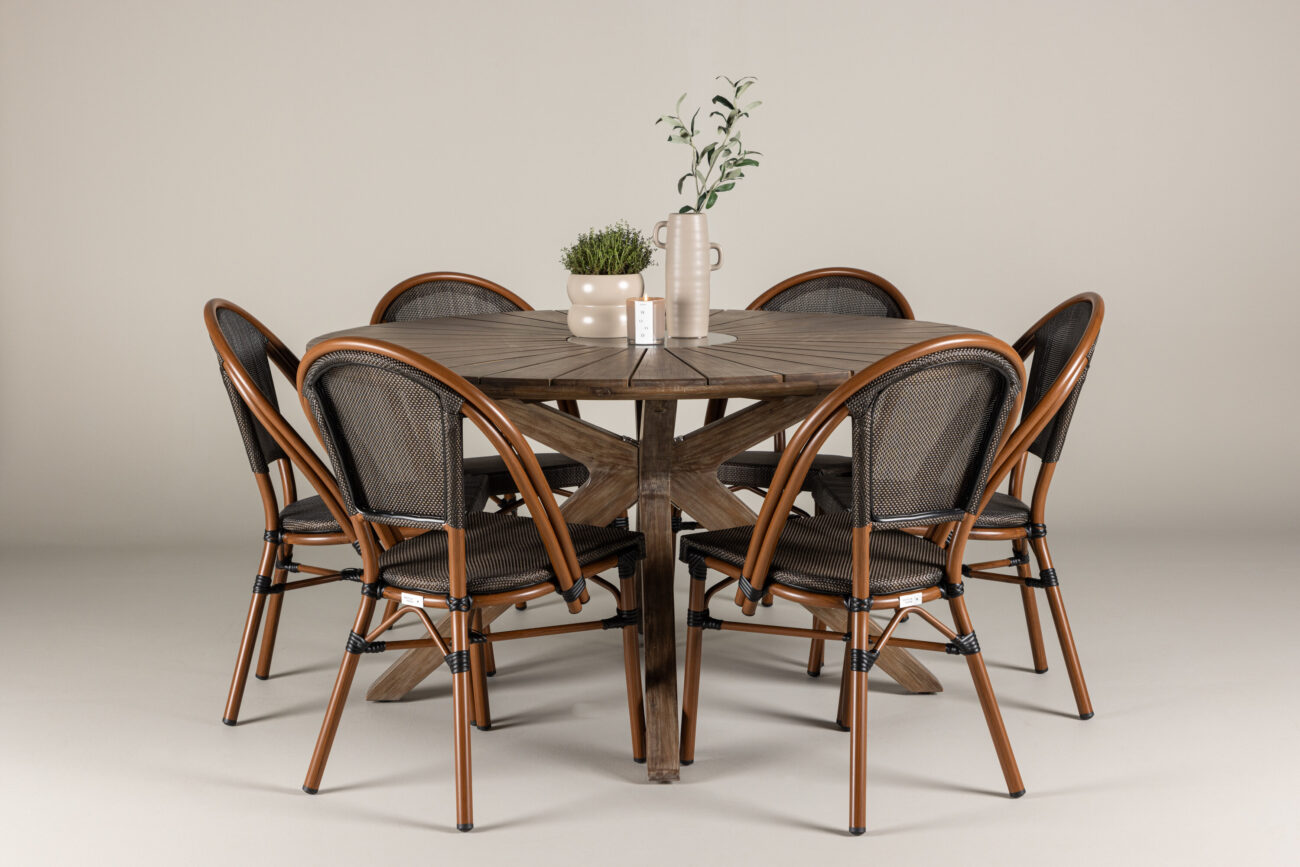 Rosario, Guarda – Ensemble repas – Marron