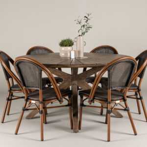 Rosario, Guarda – Ensemble repas – Marron