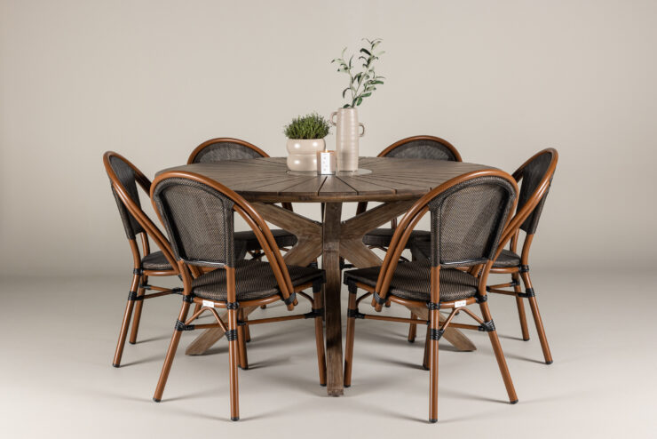 Rosario, Guarda – Ensemble repas – Marron