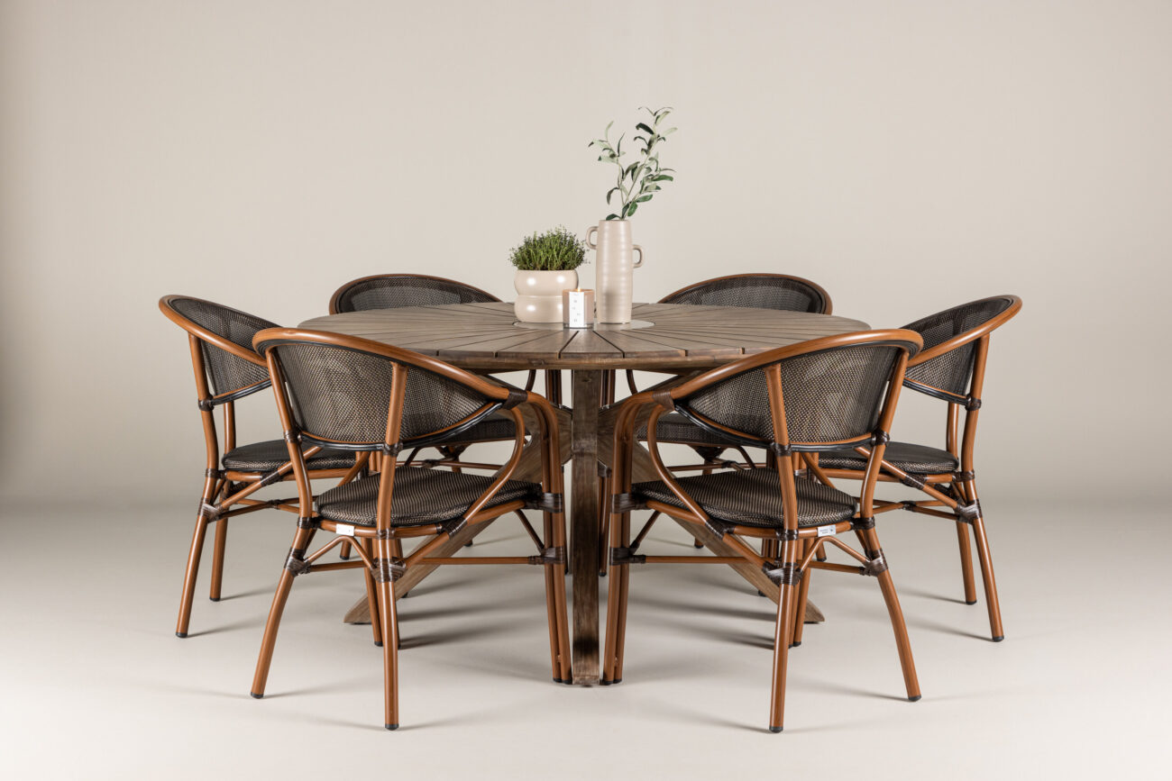 Rosario, Vila – Ensemble repas – Marron