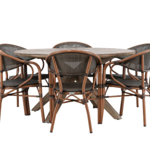 Rosario, Vila – Ensemble repas – Marron
