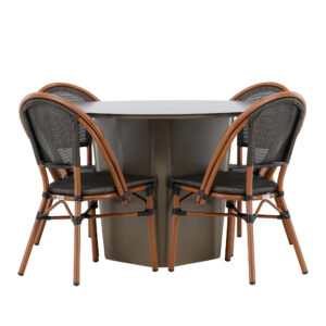 Santa Fe, Guarda – Ensemble repas – Marron