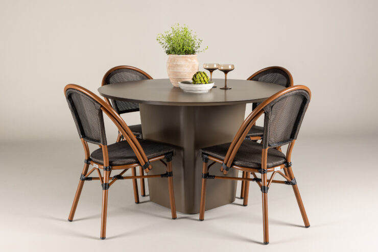 Santa Fe, Guarda – Ensemble repas – Marron