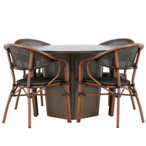 Santa Fe, Vila – Ensemble repas – Marron