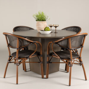 Santa Fe, Vila – Ensemble repas – Marron
