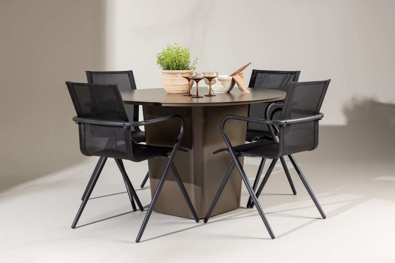 Santa Fe, Alina – Ensemble repas – Marron