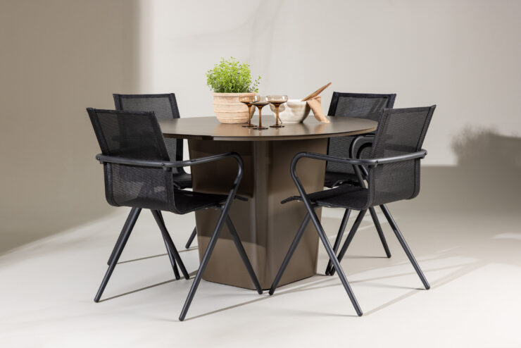 Santa Fe, Alina – Ensemble repas – Marron