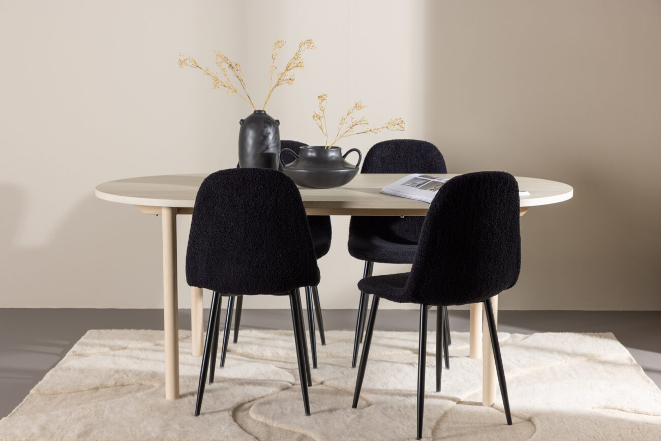 Andy, Polar – Ensemble repas ovale – Blanchi