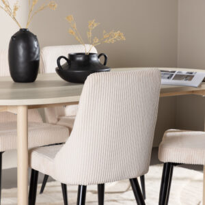 Andy, Leone – Ensemble repas ovale – Blanchi