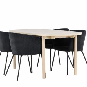 Andy, Berit – Ensemble repas ovale – Blanchi