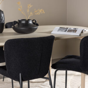Andy, Modesto – Ensemble repas ovale – Blanchi