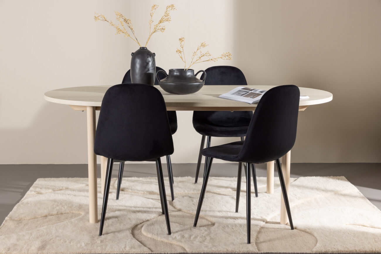 Andy, Polar – Ensemble repas ovale – Blanchi
