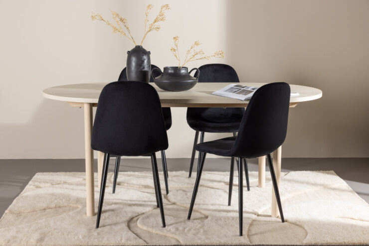 Andy, Polar – Ensemble repas ovale – Blanchi