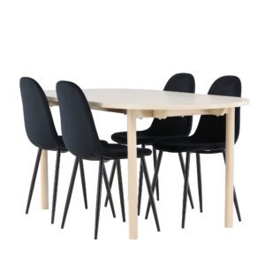 Andy, Polar – Ensemble repas ovale – Blanchi
