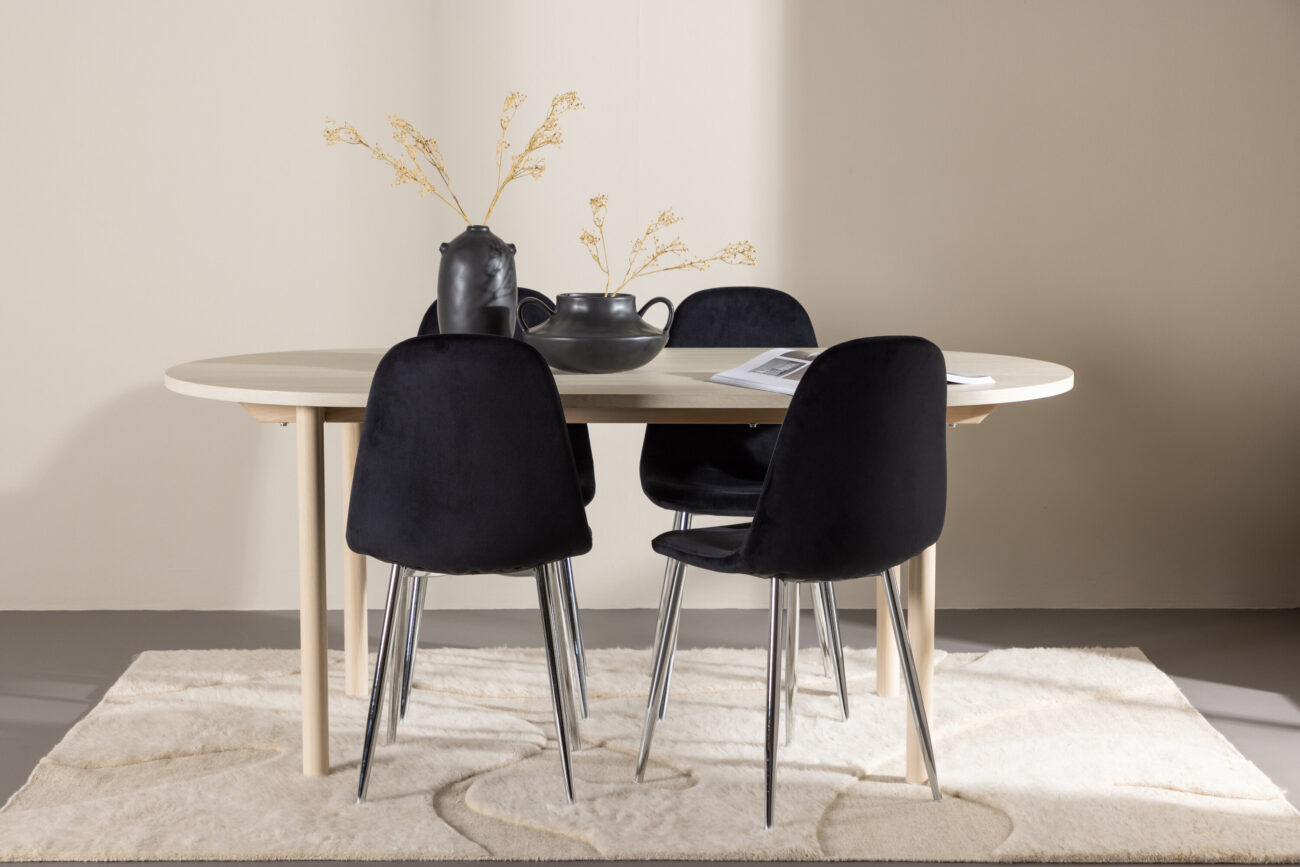 Andy, Polar – Ensemble repas ovale – Blanchi