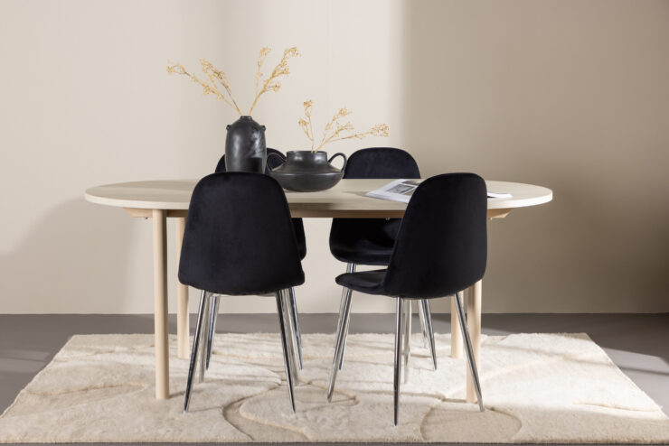 Andy, Polar – Ensemble repas ovale – Blanchi